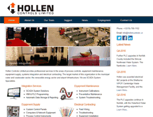 Tablet Screenshot of hollencontrols.ca